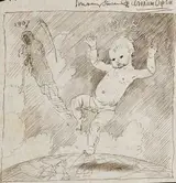 William Orpen, NEW YEAR LETTER FRAGMENT