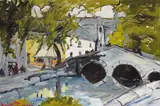 Marie Carroll, BRIDGE AT WESTPORT, COUNTY MAYO - HOMMAGE TO KITTY WILMER O'BRIEN