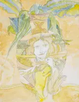 Piet Sluis, MAGICAL URN WITH MUSE