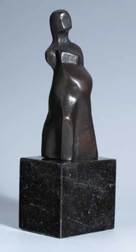 HOPE by Clodagh Holahan, bronze on a polished granite base, offered May 2007