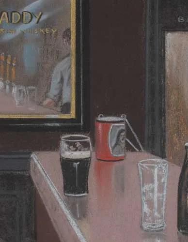PADDY by John Woodfull, pastel, offered May 2007
