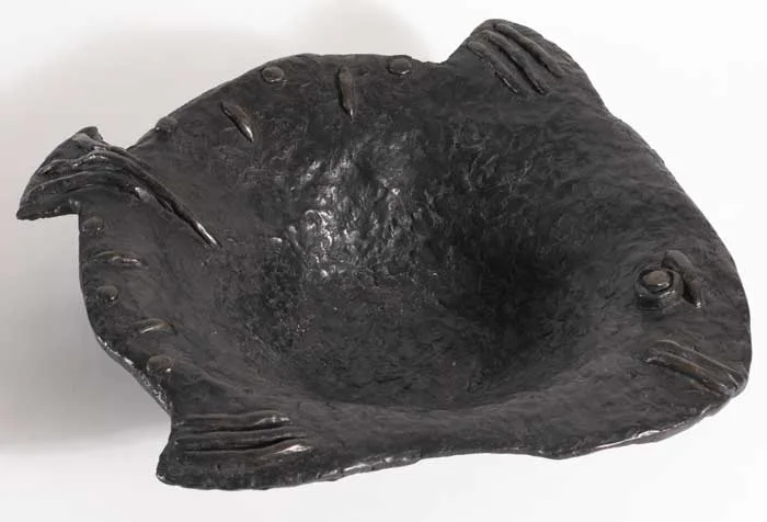 FISH BOWL by Graham Knuttel, bronze (no. 8 from an edition of 8), offered May 2007
