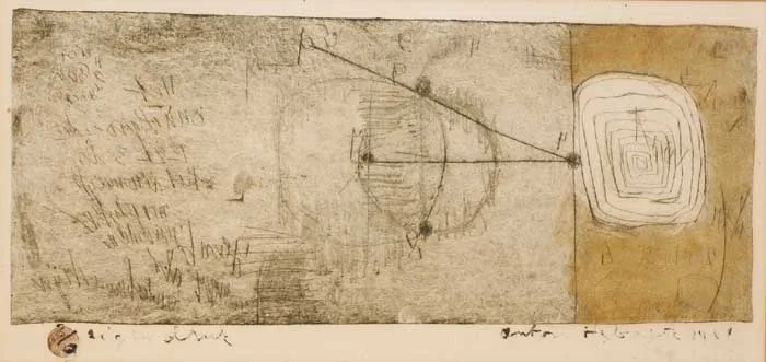 Anton Agbourne, DRINK, 1961, colour etching (no. 3 from and edition of 9)