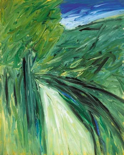 THE ROAD by Seán McSweeney, 1984, oil on board, sold Nov 2007