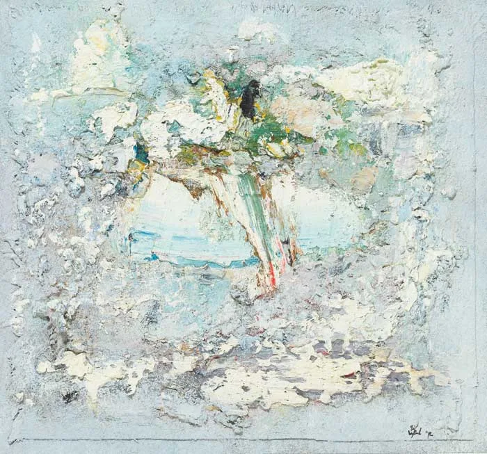 POOL, KILCATHERINE by John Kingerlee, oil on canvas mounted on board, sold Nov 2007