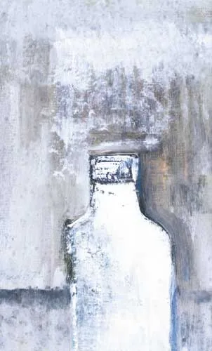 MRS DEACON'S BOTTLE by Charles Brady, 1972, oil on paper, sold Nov 2007
