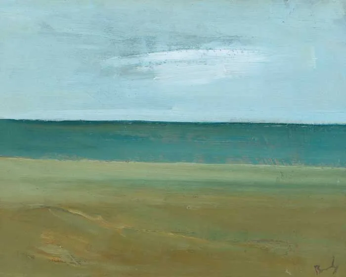 SANDYMOUNT by Charles Brady, oil on paper, sold Nov 2007