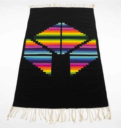 MEXICAN TAPESTRY by Patrick Scott, 1983, wool tapestry on cotton warp; unique, offered Nov 2007