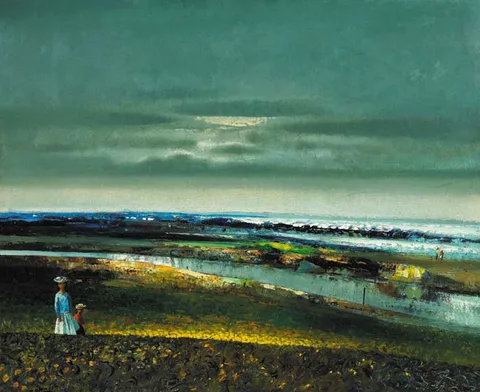 Daniel O'Neill, LANDSCAPE, TYRELLA, oil on canvas