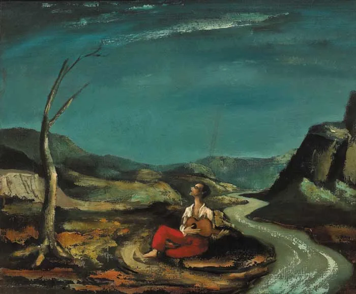 AN APPARITION by Daniel O'Neill, oil on canvas, sold Nov 2007