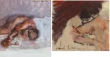 Camille Souter, THE KNOCKOUT, 1974 (DIPTYCH)