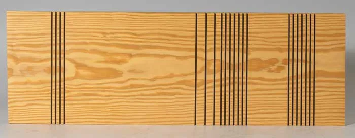 KERF by Corban Walker, 2000, carved Southern Yellow Pine, offered Sep 2007
