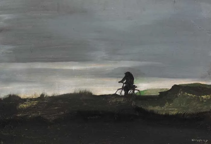 DUSK by John Shinnors, 1973, oil on board, sold Sep 2007