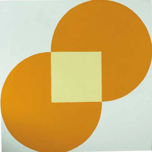 DOUBLE OCHRE by Richard Gorman, 2004, oil on linen, offered Sep 2007