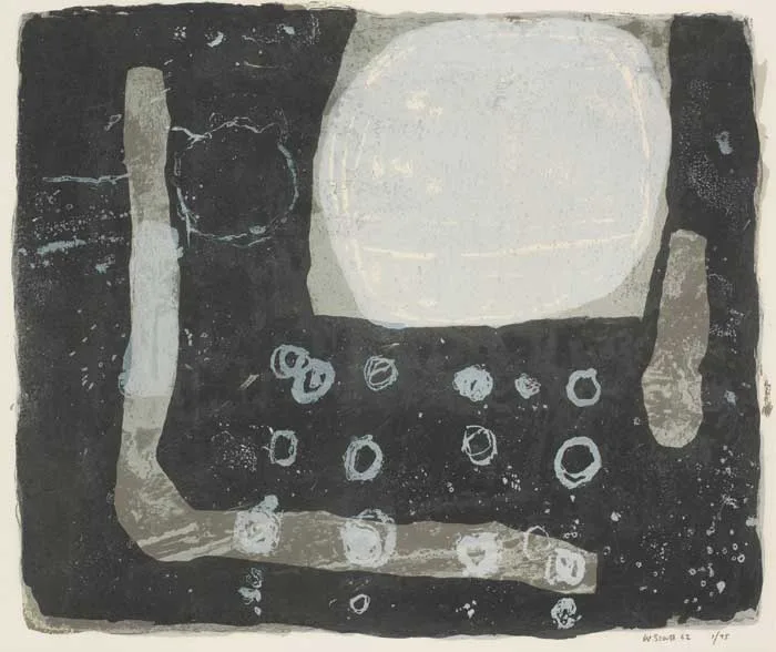 BARRA by William Scott, 1962, lithograph (no. 1 from an edition of 75), sold Sep 2007