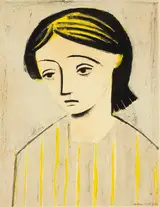 William Scott, PORTRAIT OF A GIRL