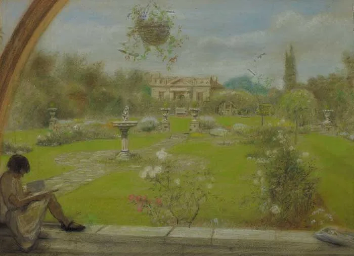 Florence A. Ross, ANNAMOE, COUNTY WICKLOW, pastel