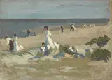 William John Leech, FIGURES ON A BEACH, COUNTY DUBLIN