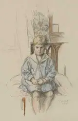 Mainie Jellett, YOUNG BOY IN A SAILOR SUIT