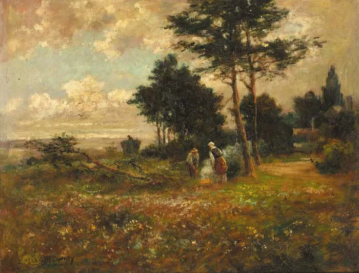 GIPSIES by Eugene Joseph McSwiney, oil on canvas, sold Sep 2007