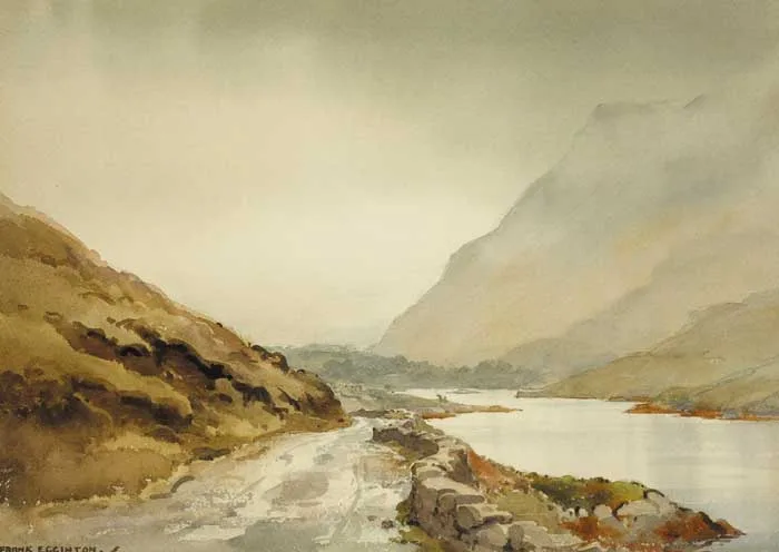 THE DEVIL'S MOTHER, KILLARY HARBOUR by Frank Egginton, watercolour over pencil, offered Sep 2007