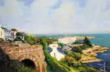 James S. Brohan, SORRENTO TERRACE FROM VICO ROAD, DALKEY