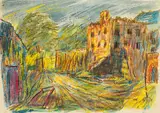 Tony O'Malley, OLD MILL AND YARD