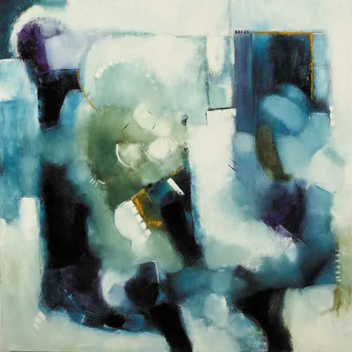 NOVEMBER BLUES by Michael Gemmell, 2002, oil on canvas, sold Sep 2007