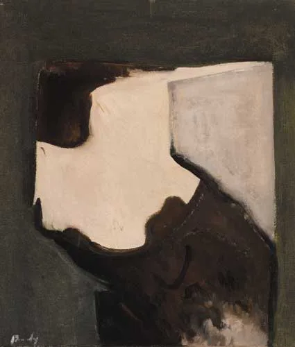 BURNT ENVELOPE by Charles Brady, circa 1971, oil on canvas, offered Sep 2007