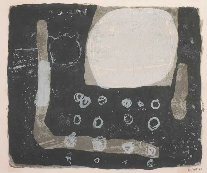BARRA by William Scott, 1962, lithograph; artist's proof, sold Apr 2007