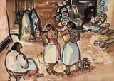 A GROUP OF FISHERMEN'S WIVES FROM PEDREGALOS, SPAIN, Whyte's 2007
