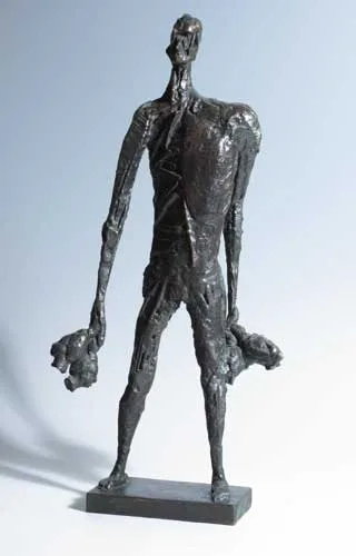 CUCHULAINN by John Behan, bronze, offered Apr 2007