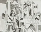 Nevill Johnson, FIGURES IN A ROOM