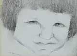 Louis le Brocquy, CHILD'S HEAD - STUDY OF NIALL SCOTT