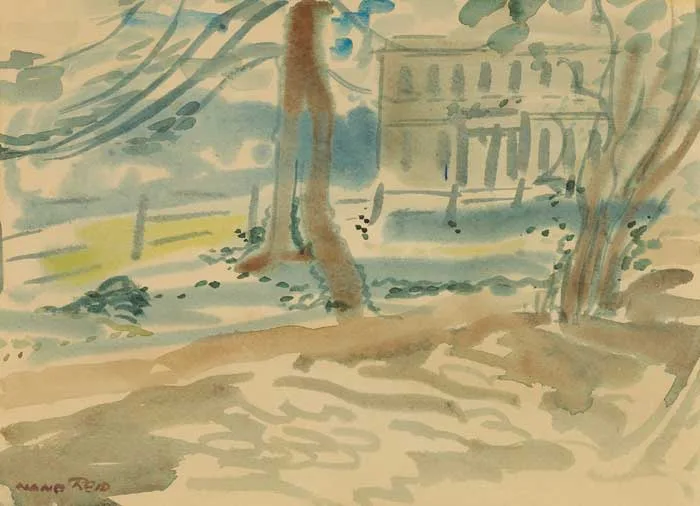 TOWNLEY HALL, DROGHEDA by Nano Reid, watercolour, sold Apr 2007