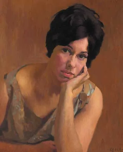 CHLOE ABBOTT by William John Leech, 1965, oil on canvas, sold Apr 2007