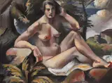 Mainie Jellett, NUDE IN LANDSCAPE