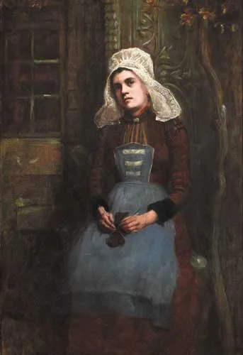 Richard Moynan, A FLEMISH BELLE, 1895, oil on canvas
