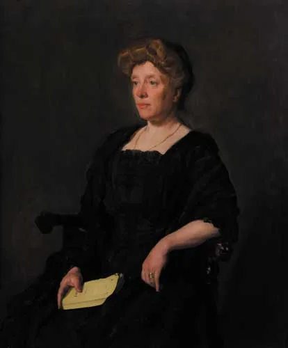 Gerald Kelly, PORTRAIT OF AMY MAUD STEEL, oil on canvas