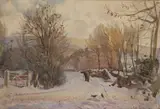 Joseph Poole Addey, A WINTER'S DAY NEAR THE DUBLIN HILLS