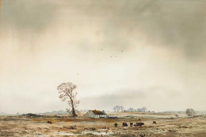 VIEW IN COUNTY ANTRIM by Frank Egginton, circa 1944, watercolour, offered Apr 2007