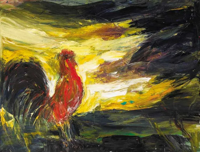 DAWN by Sean Fingleton, 1988, oil on canvas, sold Dec 2006