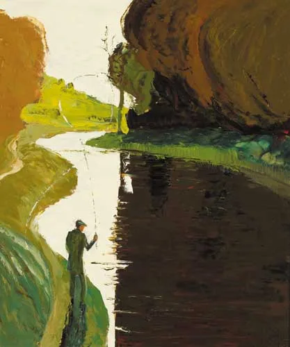 John Jobson, BALLINTEMPLE SLANEY RIVER, 2001, oil on board