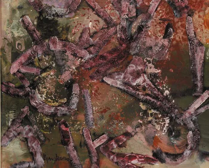 BRIAR by Eileen Costelloe, oil and gouache on board, offered Dec 2006