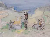 Sylvia Margaret Phillips, THREE DONKEYS