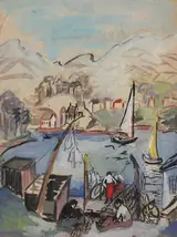 Sylvia Margaret Phillips, MENDING NETS, WEST CORK