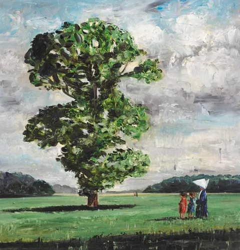 Adrian Murray-Hayden, IN THE PHOENIX PARK, DUBLIN, 1963, oil on board