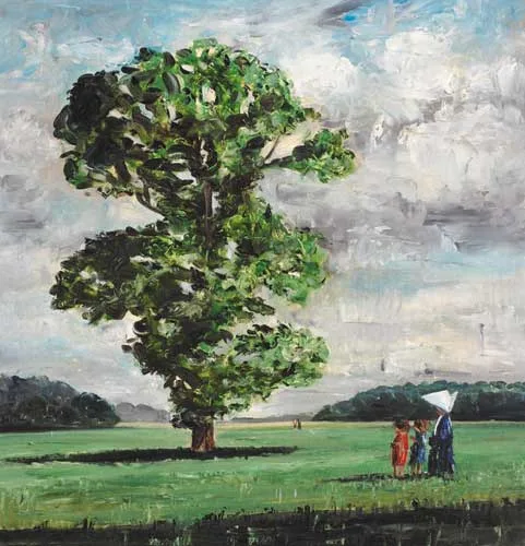 IN THE PHOENIX PARK, DUBLIN by Adrian Murray-Hayden, 1963, oil on board, sold Dec 2006