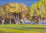 William Carron, GROUP OF TREES