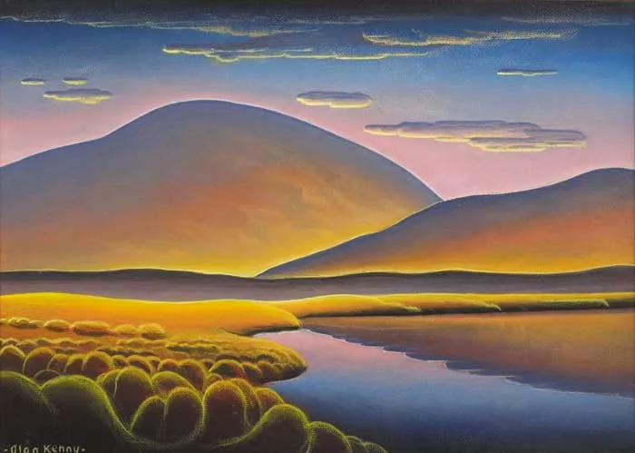 CONNEMARA by Alan Kenny, acrylic on canvas board, sold Dec 2006